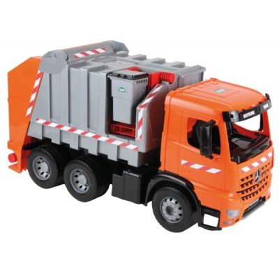 Camion de gunoi din plastic pentru copii Lena licenta Mercedes Benz 74 cm 3 containere incluse  - SOLLE02168