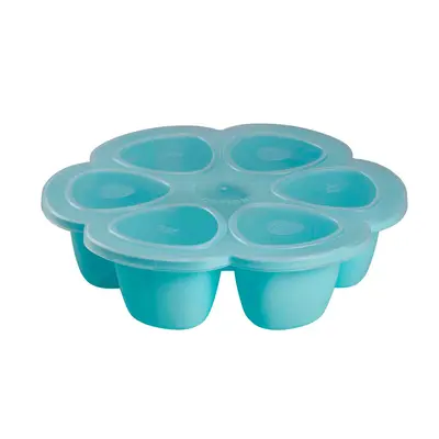 Recipient ermetic silicon multiportii Beaba Blue ERFB912456