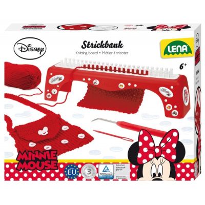 Set creativ de tricotat Lena modele din lana pentru copii cu licenta Minnie - SOLLE42001