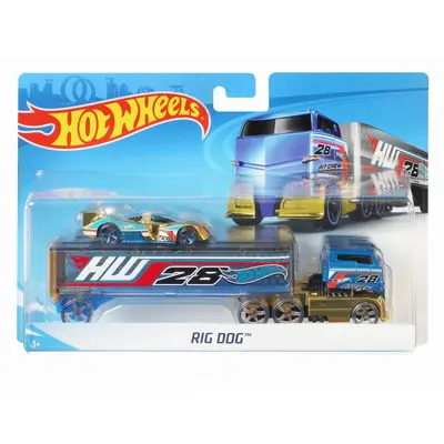 SET CAMION SI MASINA SPORT HOT WHEELS ROG DOG VIVMTBDW51_BDW55