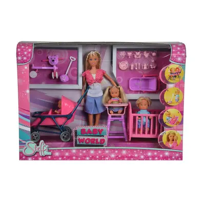 SET PAPUSA STEFFI CU 3 BEBELUSI SI ACCESORII VIV105736350