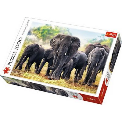 PUZZLE TREFL 1000 ELEFANTI AFRICANI VIV10442