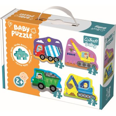 PUZZLE TREFL BABY CLASIC UTILAJE LA TREABA 18 PIESE VIV36072