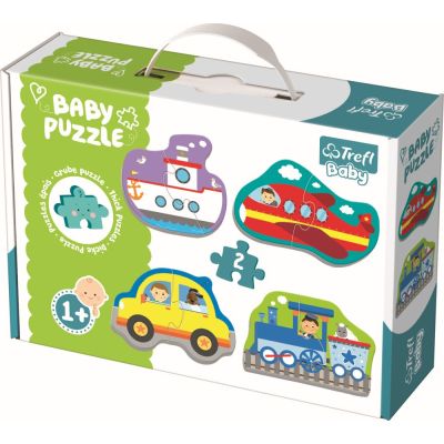 PUZZLE TREFL BABY CLASIC VEHICULE PENTRU TRANSPORT 8 PIESE VIV36075