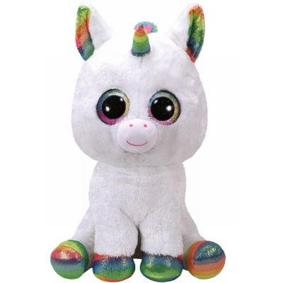 PLUS TY 42CM BOOS PIXY UNICORN ALB VIVTY36859