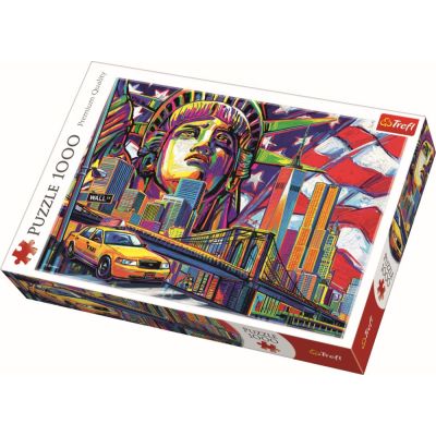 PUZZLE TREFL 1000 NEW YORK IN CULORI VIV10523