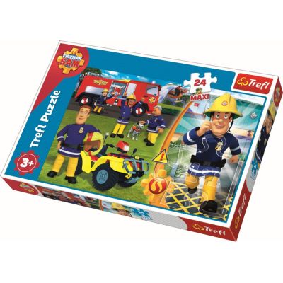 PUZZLE TREFL 24 MAXI BRAVUL POMPIER SAM VIV14290