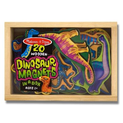 Dinozauri din lemn cu magneti Melissa and Doug - OKEMD0476