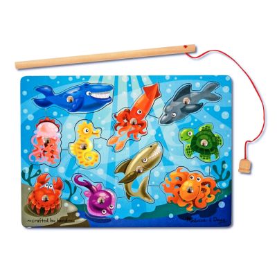 Joc de pescuit magnetic Animale marine Melissa and Doug - OKEMD3778