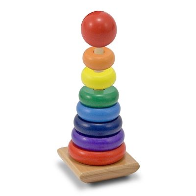 Piramida Curcubeu Melissa and Doug  - OKEMD0576