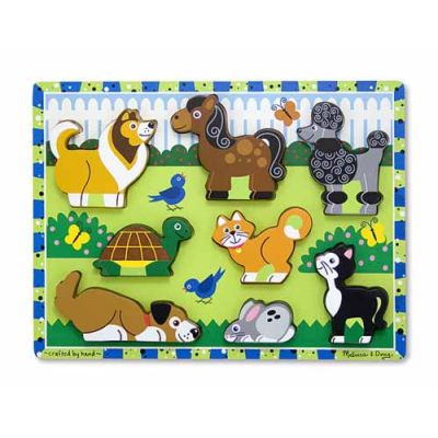 Puzzle in relief animale de companie Melissa and Doug - OKEMD3724