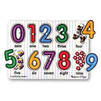 Puzzle lemn Cifrele Melissa and Doug - OKEMD3273