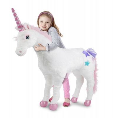 Unicorn gigant din plus Melissa and Doug - OKEMD8801