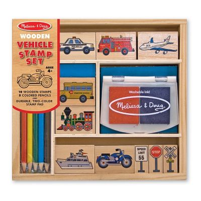 Set de stampile Vehicule Melissa and Doug - OKEMD2409