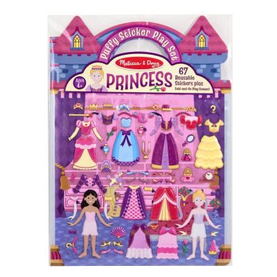 Abtibilduri pufoase Printese Melissa and Doug - OKEMD9100