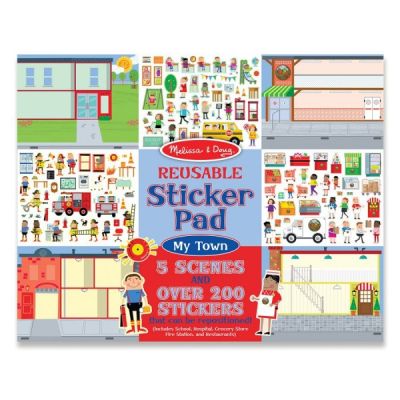 Abtibilduri reutilizabile Orasul meu Melissa and Doug - OKEMD9114