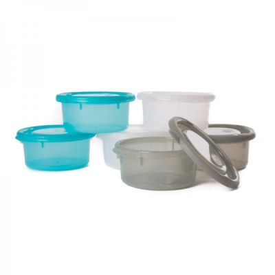 Mini caserole de stocare si depozitare mancare pentru bebelusi Albastru - SOLBJB541110