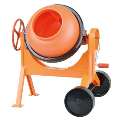 Betoniera mare Lena din plastic Portocalie - SOLLE05004