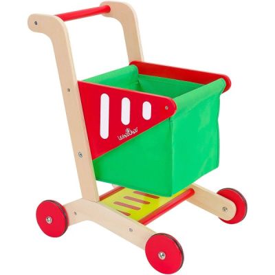 Cos de cumparaturi pentru copii Globo Legnoland 38193 din lemn - SOLGL38193