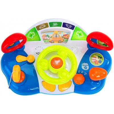 Jucarie interactiva muzicala Globo Vitamina G 05204 Volan muzical cu lumini si claxon - SOLGL05204