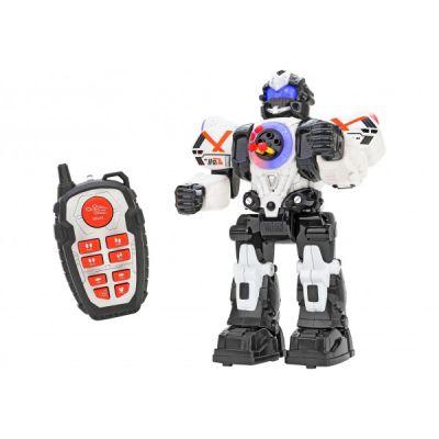 Robot de jucarie cu telecomanda Globo Wtoy 39089 pentru copii cu gloante sunete si lumini - SOLGL39089