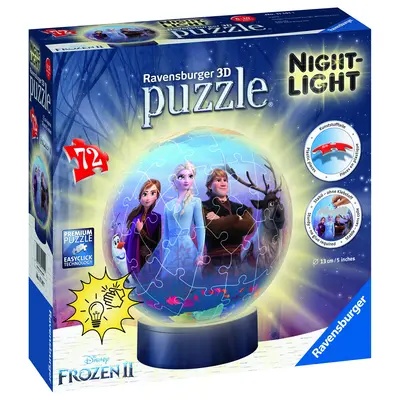 PUZZLE 3D LUMINOS FROZEN II, 72 PIESE - ARTRVS3D11141