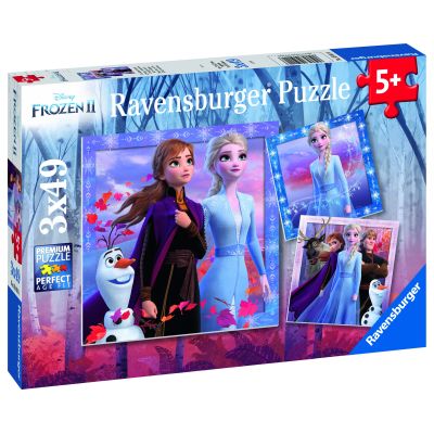 PUZZLE FROZEN II, 3x49 PIESE - ARTRVSPC05011