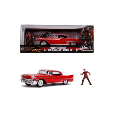 MACHETA METALICA FREDDY KRUEGER 1958 CADILLAC MODEL 62 SCARA 1 LA 24 VIV253255004