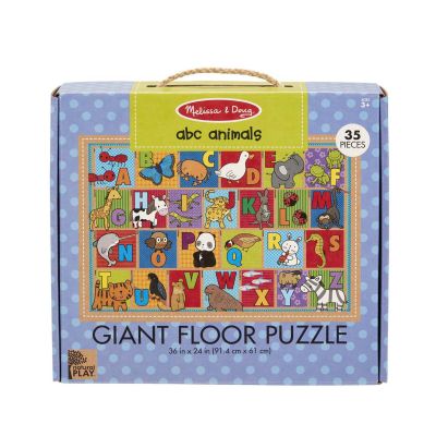 Primul meu puzzle de podea eco Alfabetul Animalelor - Melissa and Doug - OKEMD31373