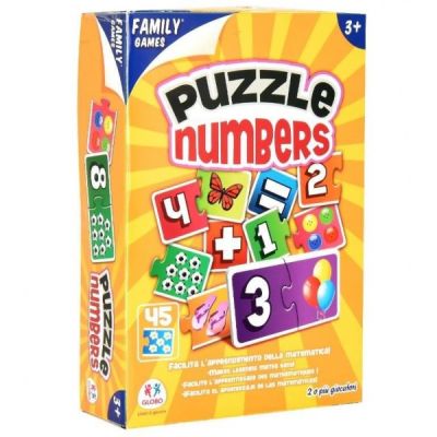 Joc Puzzle cu numere Globo 45 piese - SOLGL40345