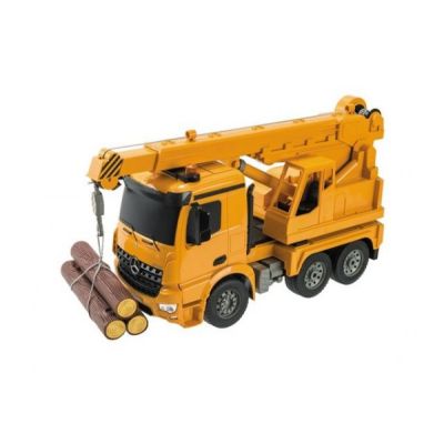 Camion lemne Mercedes Arocs cu telecomanda Mondo 63511 scara 1:20 cu lemne incluse - SOLMON63511