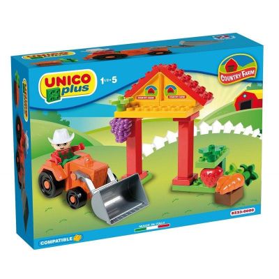 Joc de construit Unico Country Farm 21 piese A Haberkorn KRS230012-8523