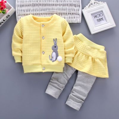 Compleu galben fetite - Bunny LIHQ15-3