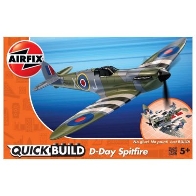 Kit cosntructie Airfix Quick Build Avion D-Day Spitfire - SOLAFJ6045