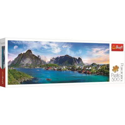 PUZZLE TREFL PANORAMA 500 ARHIPELAGUL NORVEGIAN LOFOTEN VIV29500