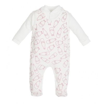 Salopeta pentru bebelusi cu bluzita - Colectia Milk Girl MK01198