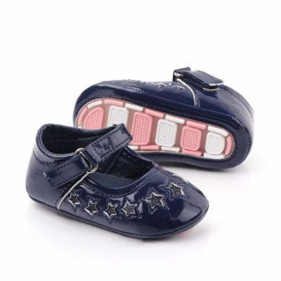 Pantofiori din lac bleumarine cu stelute MDd2342-1-p23