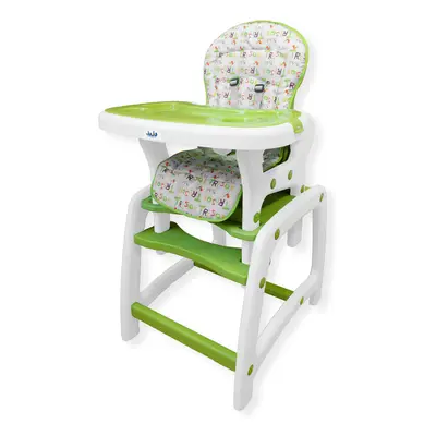Scaun de masa Juju Eat&amp;Play, Verde JUJJU3002-Green