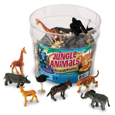 Set pentru sortat - animalute din jungla