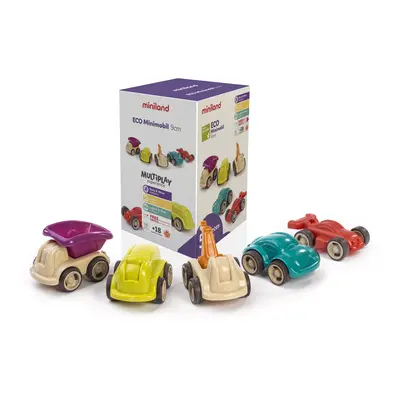 Set 5 vehicule 12 cm Minimobile ECO - OKEML32154