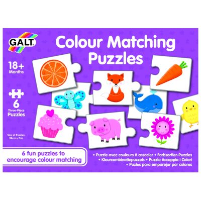 Set de 6 puzzle-uri - lumea culorilor