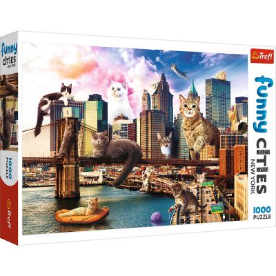PUZZLE TREFL 1000 PISICUTE LA NEW YORK VIV10595
