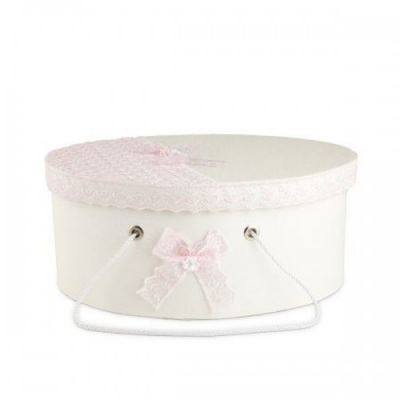 Cutie trusou decorata dantela roz pentru fetita NK-TR-004-C NKO1347