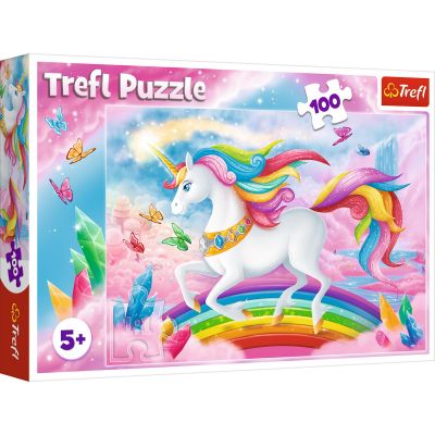PUZZLE TREFL 100 LUMEA DE CRISTAL A UNICORNILOR VIV16364