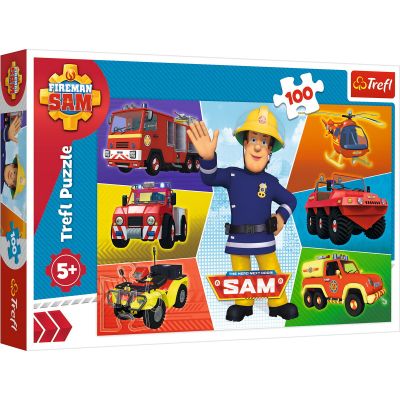 PUZZLE TREFL 100 MASINILE POMPIERULUI SAM VIV16354