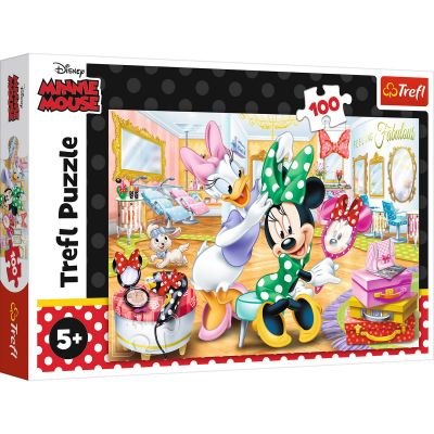 PUZZLE TREFL 100 MINNIE LA SALONUL DE INFRUMUSETARE VIV16387