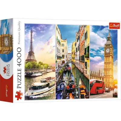 PUZZLE TREFL 4000 CALATORIE IN EUROPA VIV45009