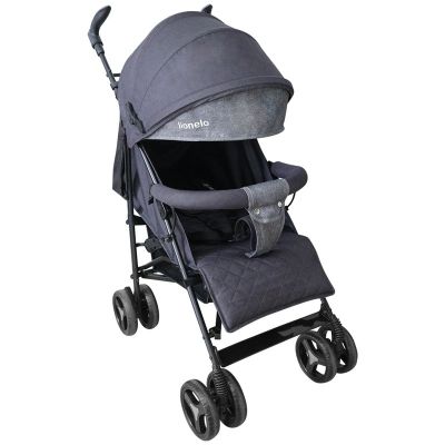 Lionelo - Carucior sport Irma Cu accesorii, Negru BYNLO-IRMA_BLACK/DARKGREY