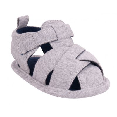 Sandalute impletite pentru bebelusi - Gri OB-104