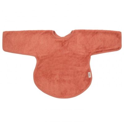 Baveta textila cu maneci din bambus apricot blush  tnatm-bav03-533